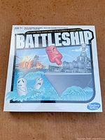 Front view of factory sealed Battleship board game box