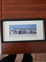 Full view of framed Jack Vettriano print