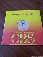 Front of CBS sleeve with centre hole showing Tabu record label