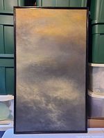 Front view of framed painting