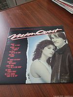 Front jacket displaying Vision Quest title and featured actors