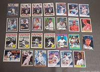 Full spread of all cards laid out in five rows