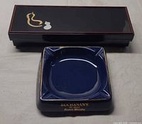 Ashtray and closed lacquer box