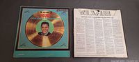 Front cover of Elvis' Golden Records Vol 3 and Memories of Elvis sheet
