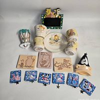 Overview of all items laid out