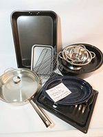 All cookware items grouped