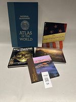 All five books front covers visible