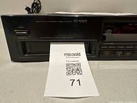 Front view Pioneer PD-M435 showing cartridge slot and display