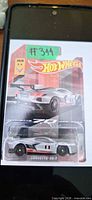 Front view of sealed Hot Wheels Corvette C8.R blister pack