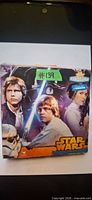 Front of Star Wars Panorama puzzle box with character graphics