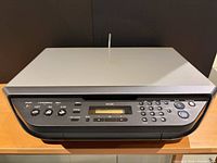 Front view of Canon PIXMA MX300 printer closed