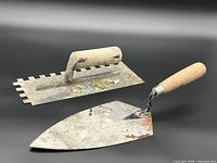 Both trowels full view