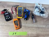 All items laid out on table