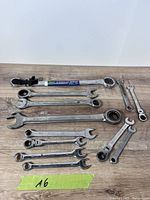 Full layout showing torque wrench and twelve wrenches