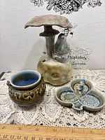 Overview of all three ceramic pieces