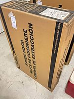 Sealed Air King range hood box, side view