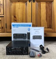 Amplifier with box, manual, remote and cables
