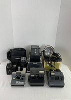 Full lot front view showing all eight items