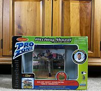 Front of boxed Pro Zone Randy Johnson action figure showing product name and sealed window