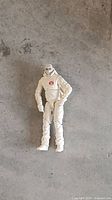 Front view of Storm Shadow figure showing hooded head, torso emblem, limbs