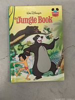 Front cover of Disney The Jungle Book hardcover book