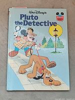 Front cover of Walt Disney’s Pluto the Detective hardcover children’s book