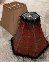 Both lampshades showing overall forms