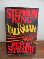 Front view of The Talisman dust-jacketed hardcover