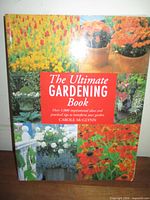 Front cover showing title, subtitle and images of flowers