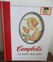 Front cover of Campbell's Classic Recipes hardcover cookbook