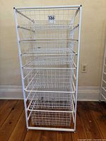 full view of Elfa drawer tower front