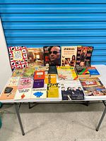 Entire lot displayed on table