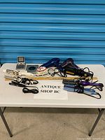 Overview of all items on table