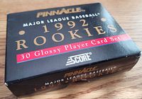 Front of Pinnacle 1992 Rookies box
