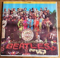 Front cover of Beatles Sgt. Pepper’s Lonely Hearts Club Band LP