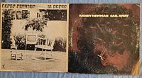 Front covers of both Randy Newman vinyl albums