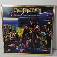 Front view showing artwork and frame