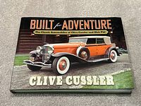 Front cover of Built for Adventure hardcover book