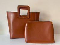 Tote and pouch front view