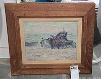 Framed painting full view