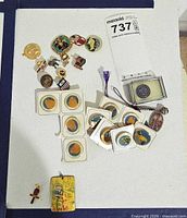 All items laid out for overview