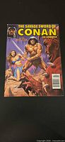 Front cover full view of The Savage Sword of Conan #198 comic