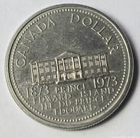 Reverse showing Province House and commemorative dates