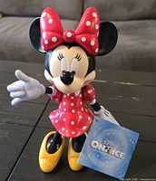 Minnie Mouse Disney On Ice figurine standing, tag visible
