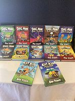 All twelve hardcover books front covers visible