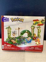 Front of Mega Pokémon Jungle Ruins box showing set image and 464-piece count