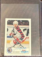 Front view of Mark Messier card inside protective sleeve