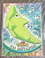 Front of Metapod foil card