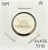 Reverse side showing beaver, denomination, country and year