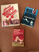 Front covers of three sports books
